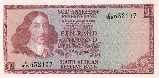 Südafrika p116a 1 Rand 1973